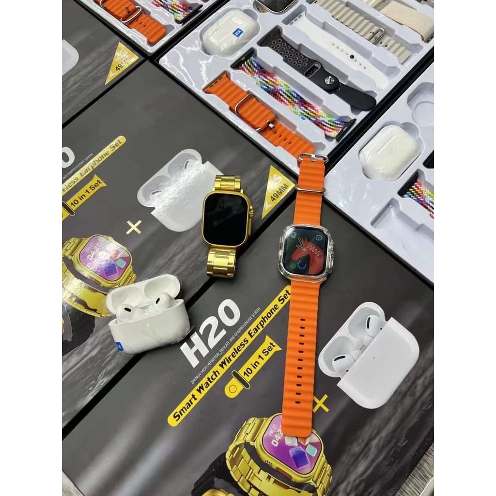 H20 Ultra Smart Watch 10 in 1